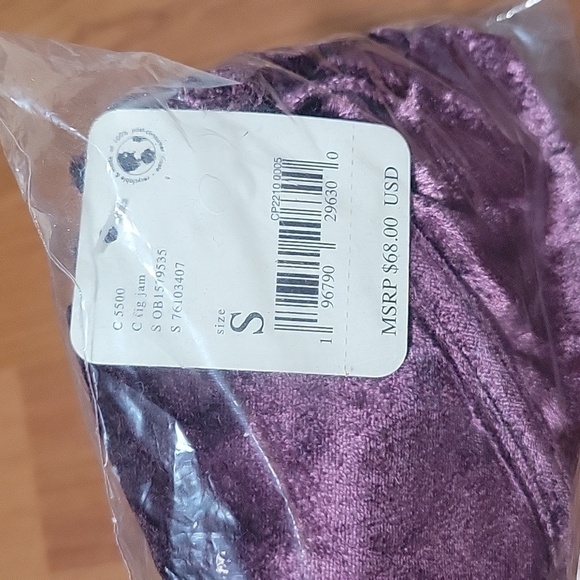 Free People Intimately All Night Velvet Tunic in Fig Jam•S - Picture 8 of 10